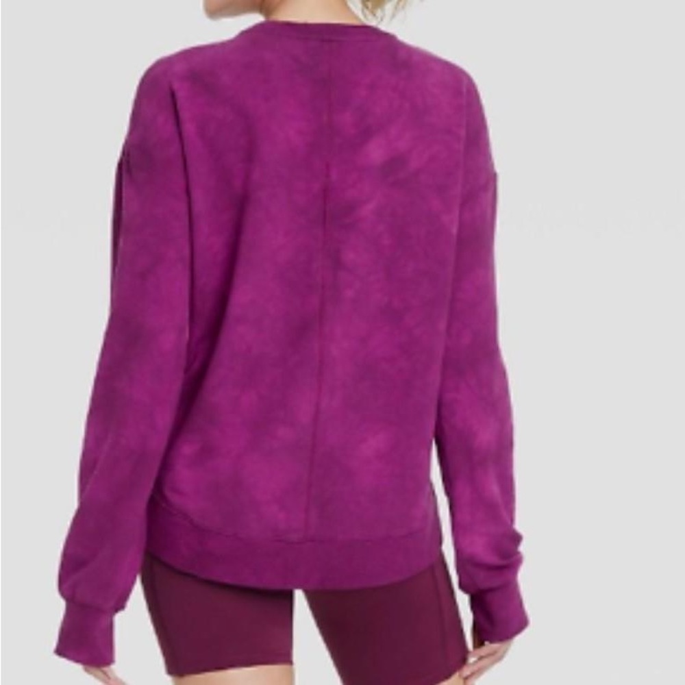 All In Motion Women's Teal French Terry Crewneck Sweatshirt Size XS - Picture 8 of 8